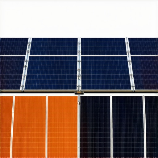 Innovative Off Grid Solar Setup Bifacial solar panels with tracking system in a natural setting