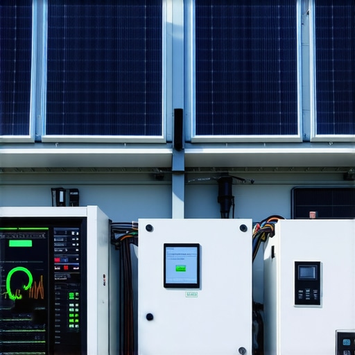 Smart Energy Management System for Off-Grid Solar Advanced smart energy management interface with data visuals for off-grid solar systems.